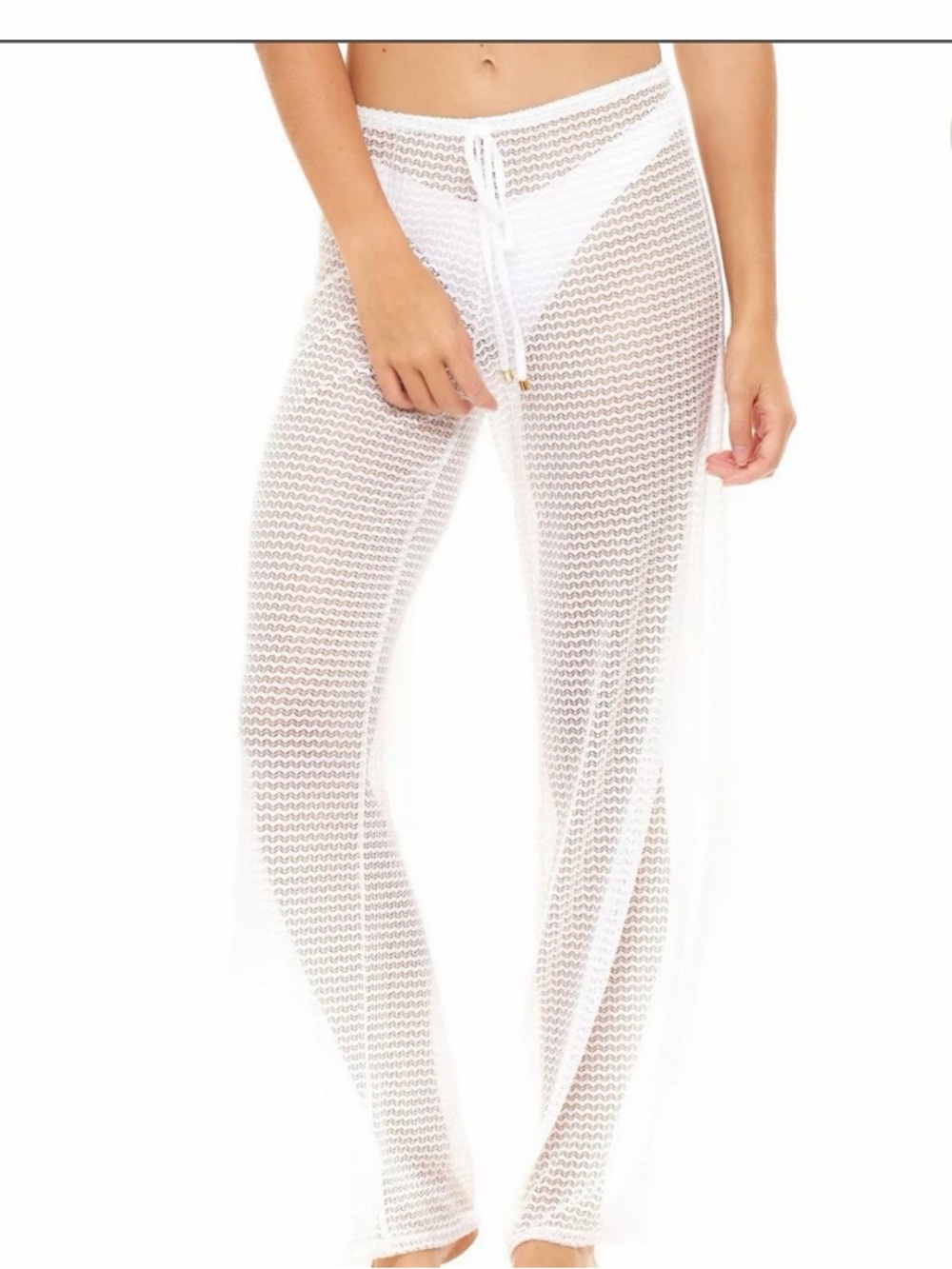 Jordan Taylor Beach Cover-Up Pants Size XL – White, Lightweight, NWOT